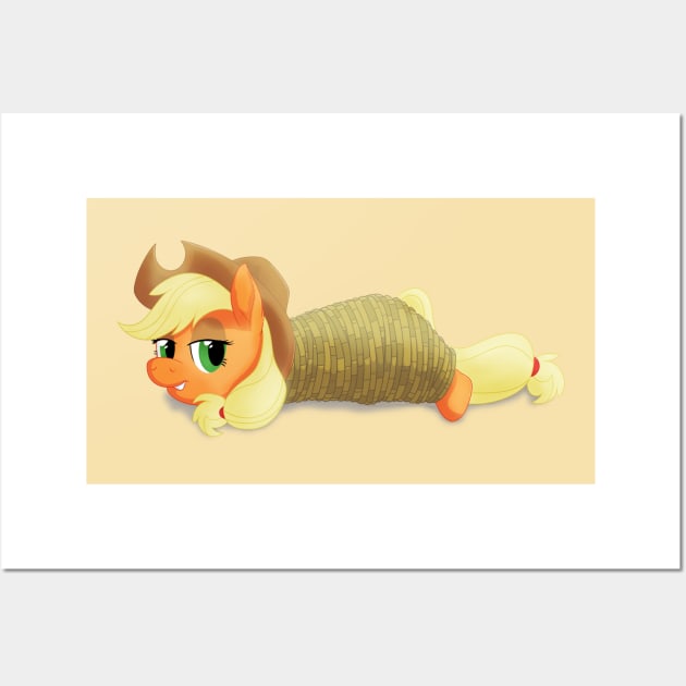 Tied-up Applejack Wall Art by Stinkehund